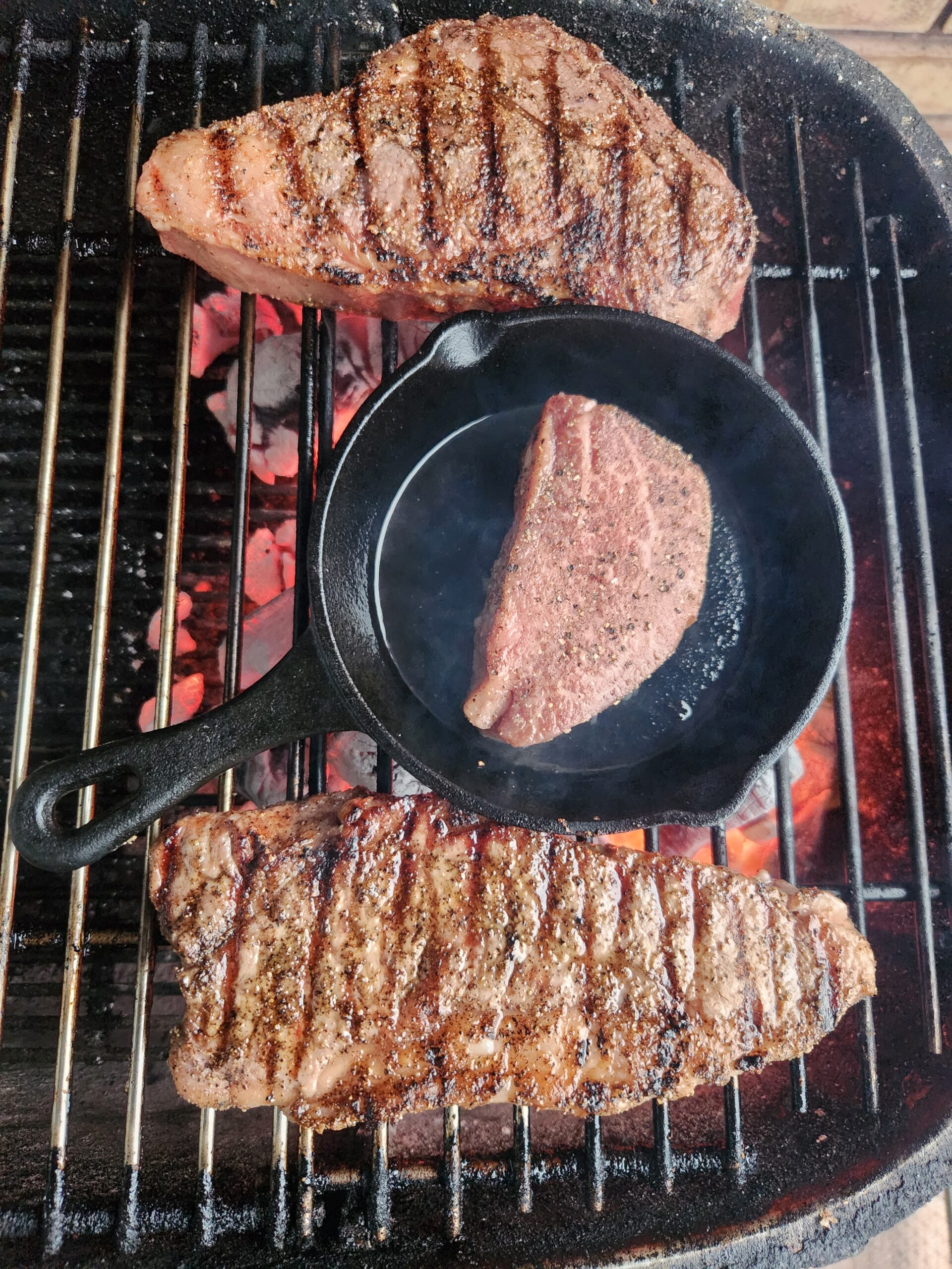 Grilling wagyu beef