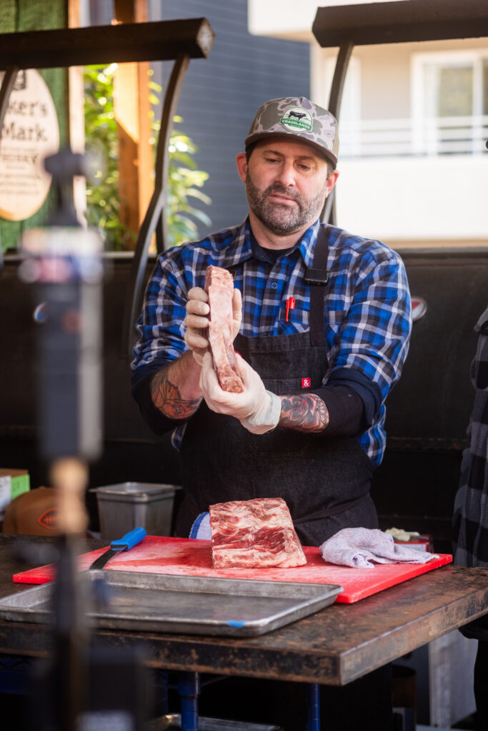 butchering a ribeye