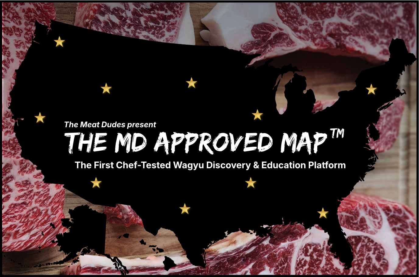 The Meat Dudes Approved Wagyu Map